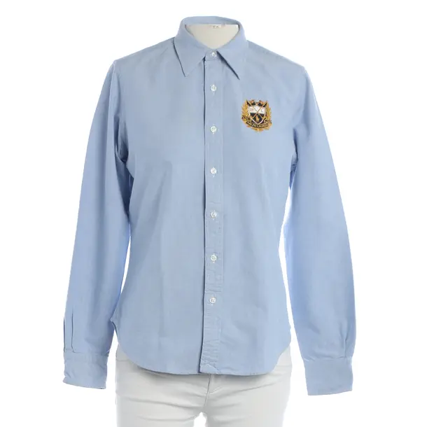 Blouse, in Light Blue, Cotton, Polo Ralph Lauren