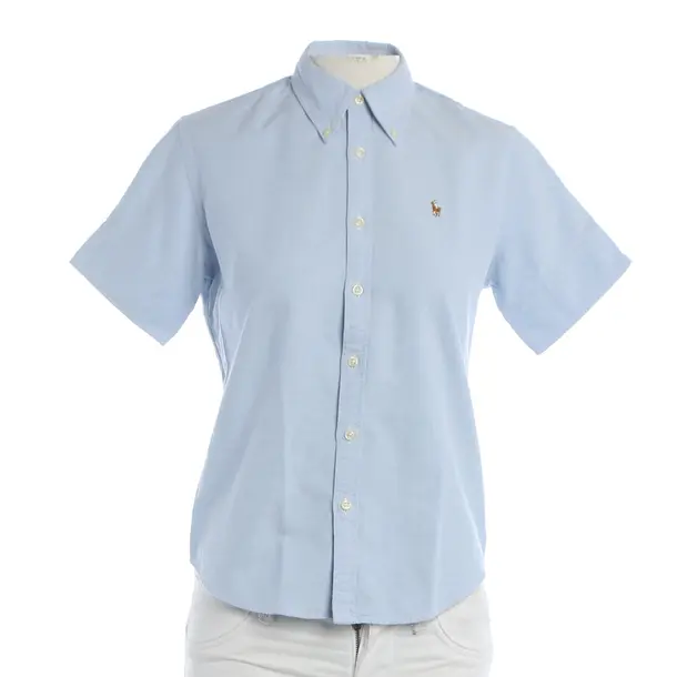 Bluse, in Hellblau, Baumwolle, Polo Ralph Lauren