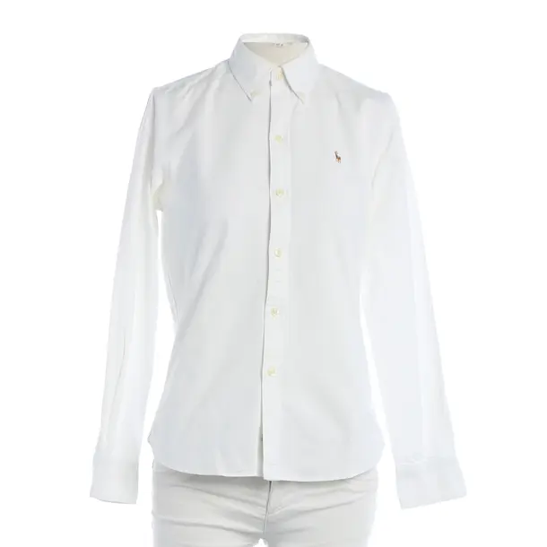 Blouse, in White, Cotton, Polo Ralph Lauren