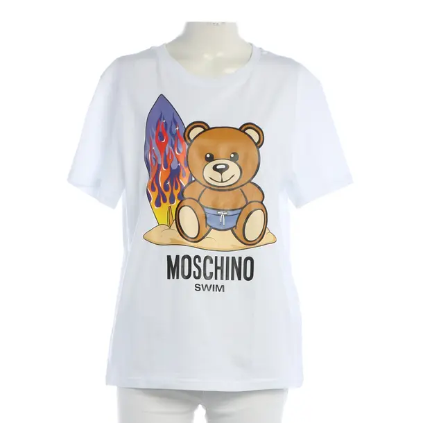 Shirt, in Weiß, Baumwolle, Moschino