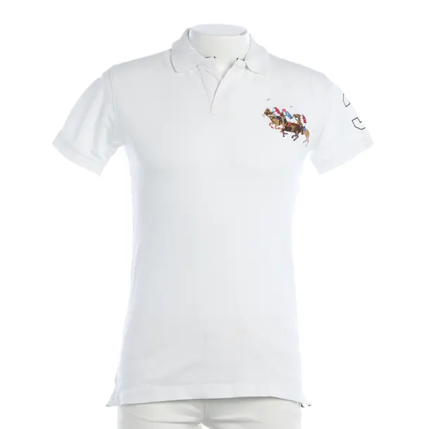 Polo Shirt, in White, Cotton, Polo Ralph Lauren
