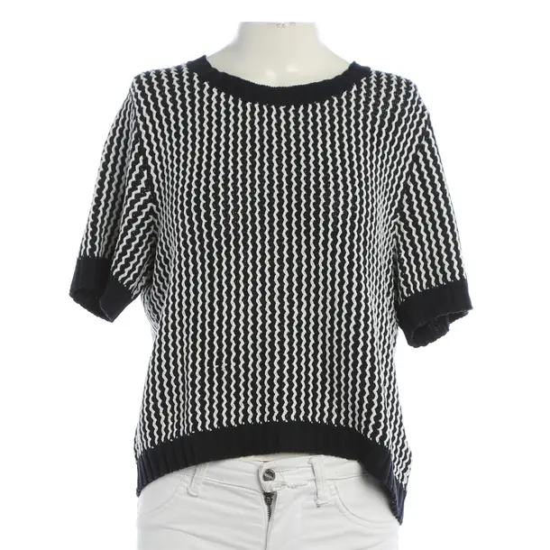 Shirt, in Navy, Cotton, Riani