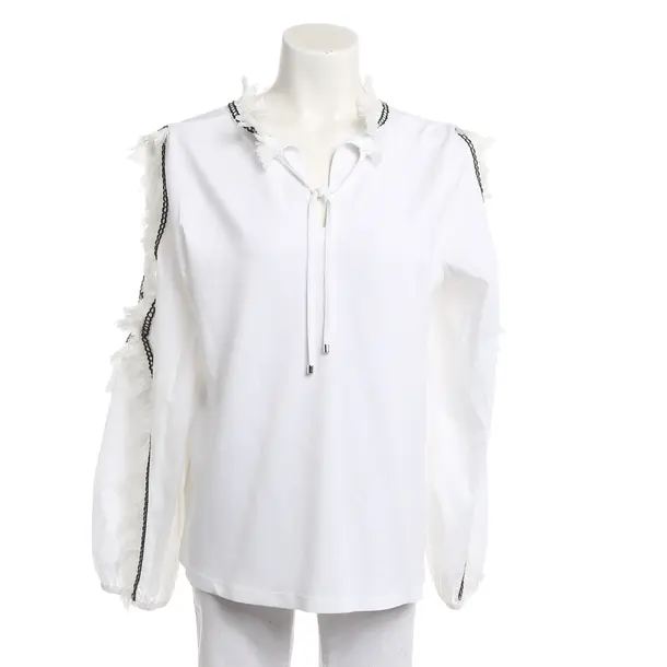 Long Sleeve Shirt, in White, Viscose, Riani