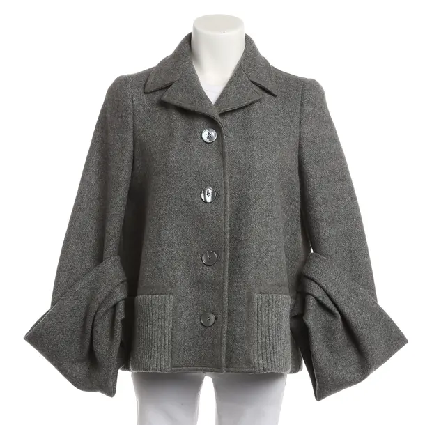Übergangsjacke, in Grau, Wolle, Prada