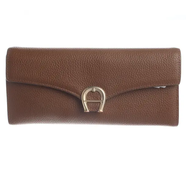 Geldbörse, in Hellbraun, Leder, Aigner