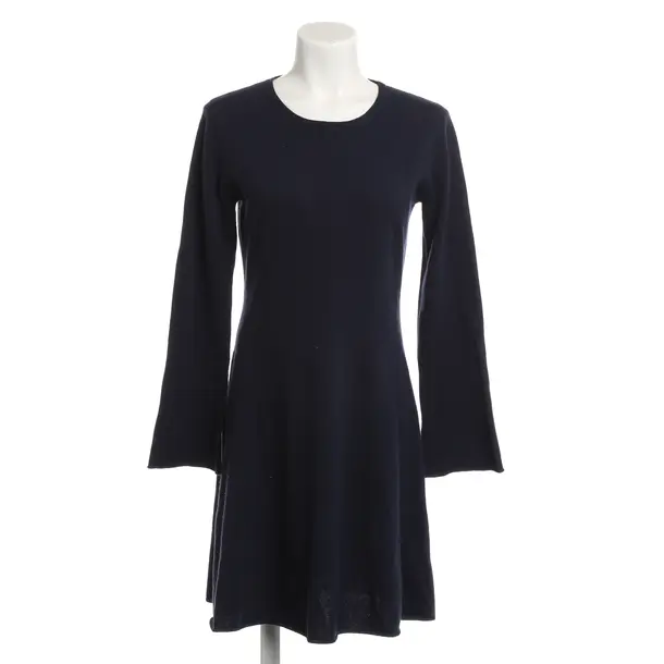 Dress, in Navy, Wool, Allude