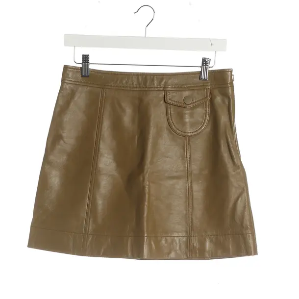 Skirt, in Camel, Leather, See by Chloé