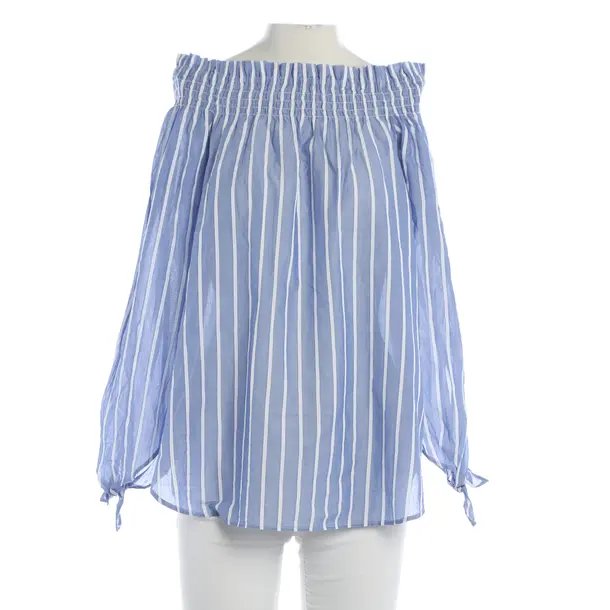 Bluse, in Blau, Baumwolle, Van Laack