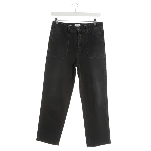 Slim Fit Jeans, in Dark Gray, Cotton, Closed