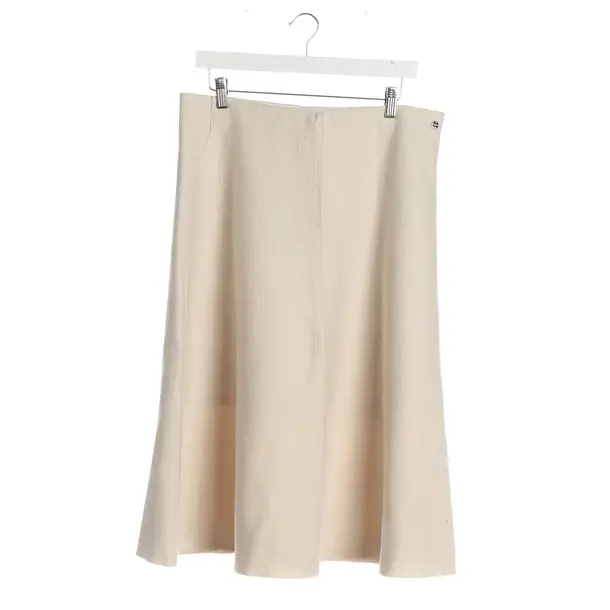 Skirt, in Cream, Wool, Marc Cain