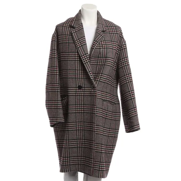 Mid-Season Coat, in Multicolored, Wool, Isabel Marant