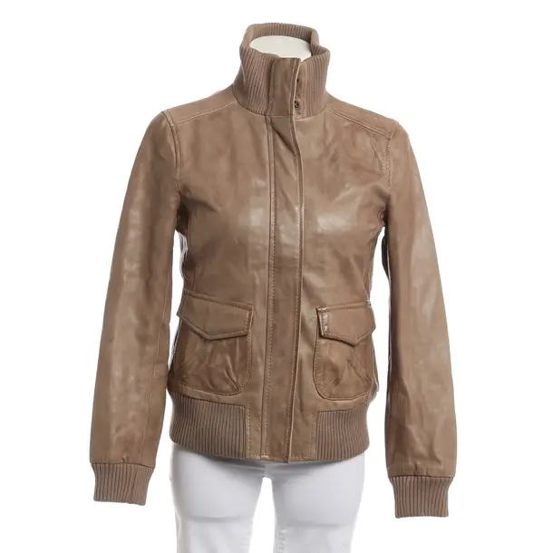 LeatherJacket, in Brown, Leather, Marc O'Polo