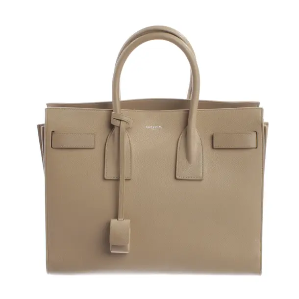 Handbag, in Light Brown, Leather, Saint Laurent