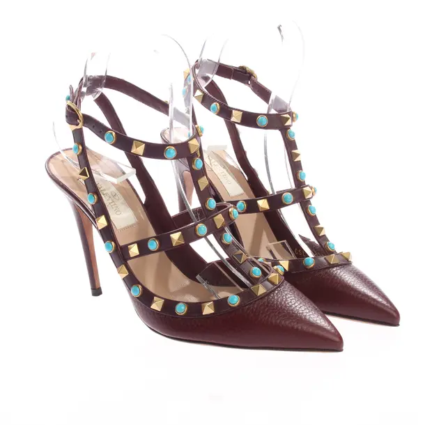 Slingbacks, in Bordeaux, Valentino