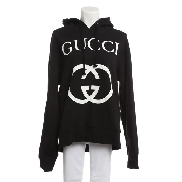 Felpa con cappuccio, in Nero, Cotone, Gucci