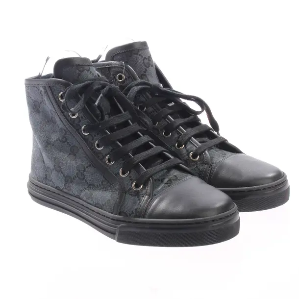 High-Top Sneakers, in Gray, Gucci