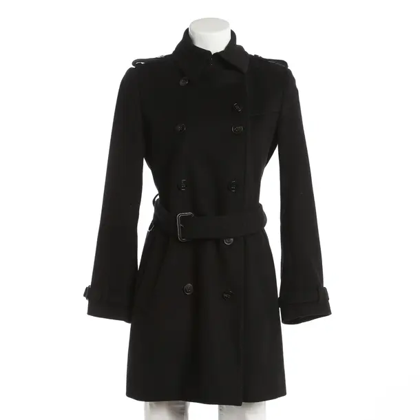 Trenchcoat, in Schwarz, Wolle, Burberry