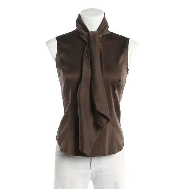 Top, in Brown, Silk, Max Mara