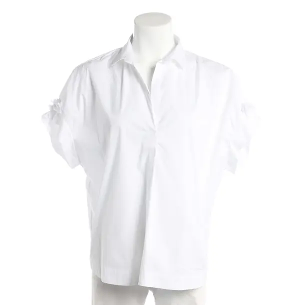 Bluse, in Weiß, Baumwolle, 0039 Italy