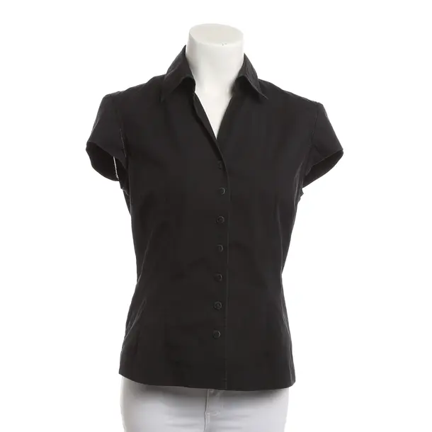 Blouse, in Black, Cotton, Van Laack
