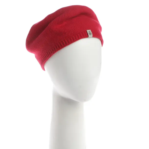 Beanie, in Red, Viscose, Roeckl