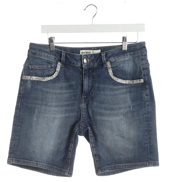 Shorts, in Blue, Cotton, Mos Mosh