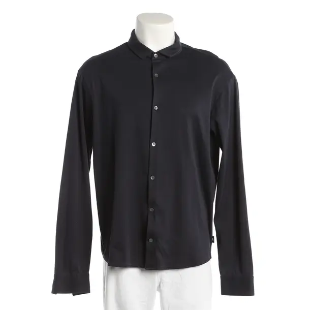 Hemd, in Navy, Baumwolle, Emporio Armani