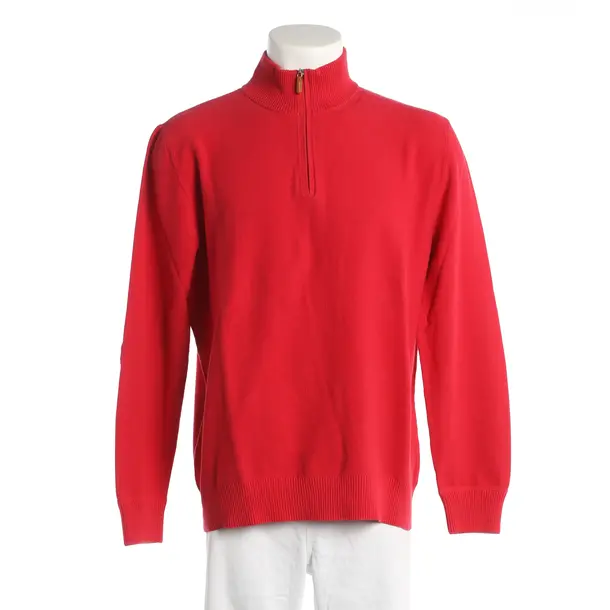 Jumper, in Red, Cotton, Van Laack
