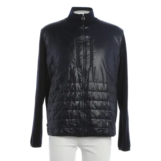 Mid-Season Jacket, in Navy, Polyester, Zegna