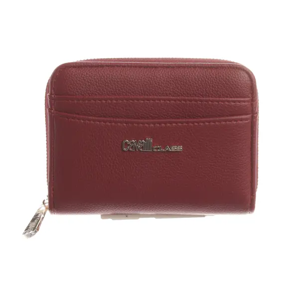 Wallet, in Bordeaux, Leather, cavalli CLASS