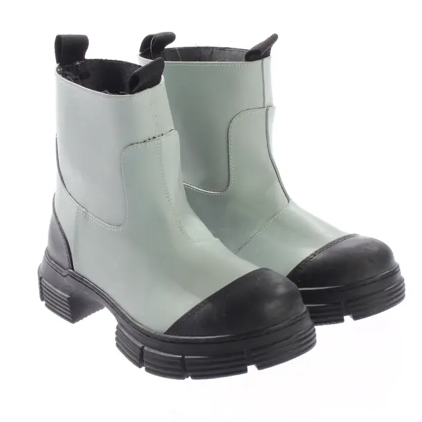 Ankle Boots, in Light Blue, Ganni