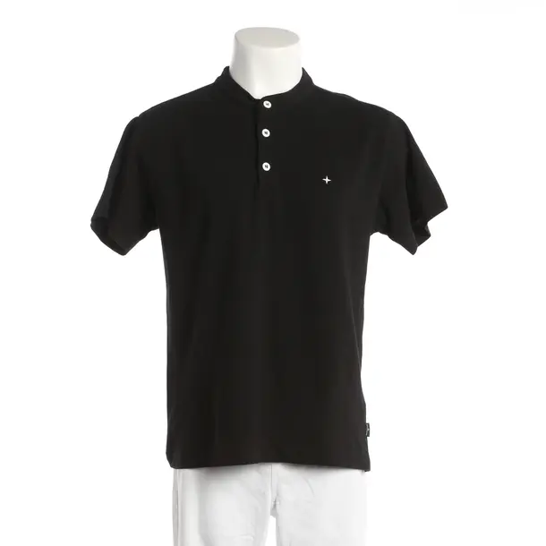 Maglietta, in Nero, Cotone, Isola di pietra