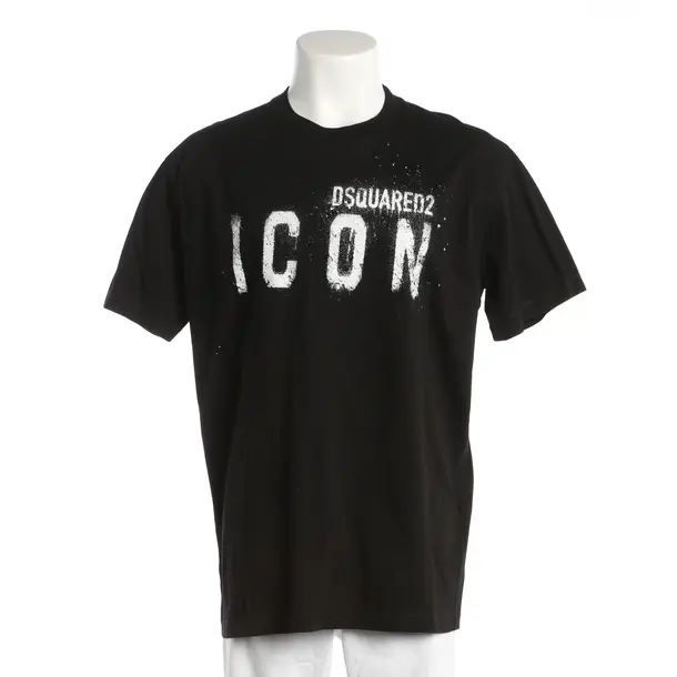 T-Shirt, in Black, Cotton, Dsquared