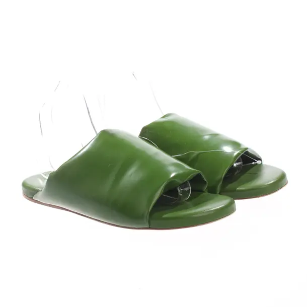 Sandals, in Dark Green, Bottega Veneta