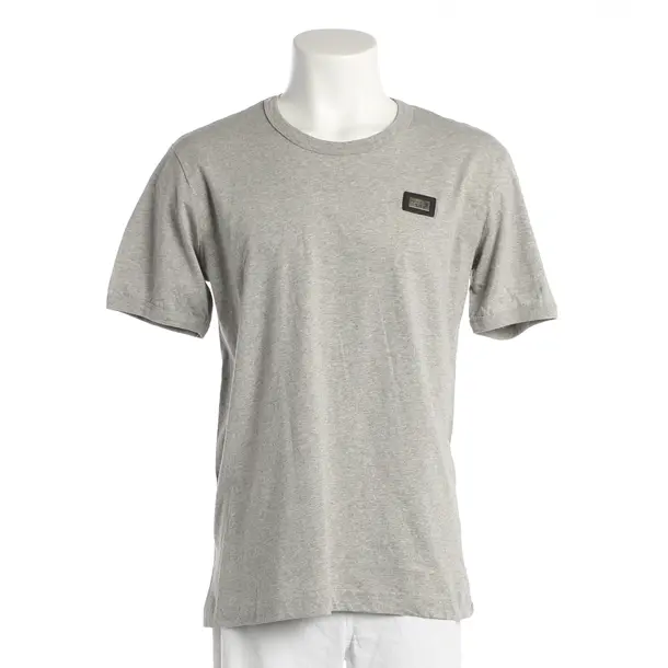 T-Shirt, in Gray, Cotton, Dolce & Gabbana