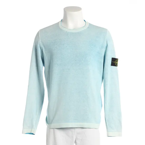 Pullover, in Hellblau, Baumwolle, Stone Island
