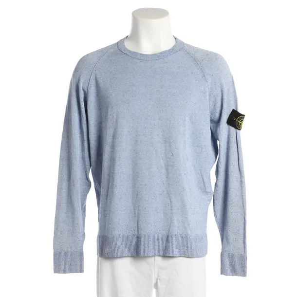 Jumper, in Blue, Linen, Stone Island