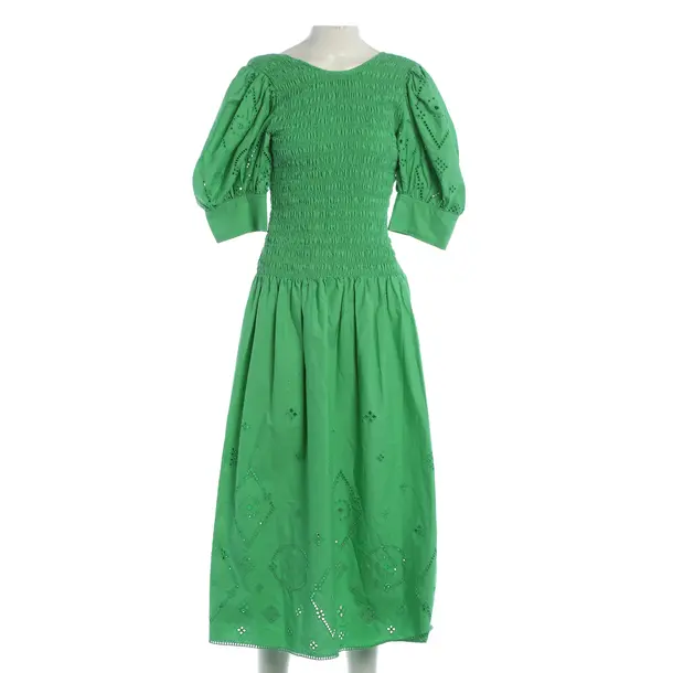 Abito da cocktail, in Verde, Cotone, Ganni