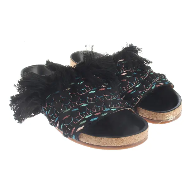 Slides, in Black, Chloé