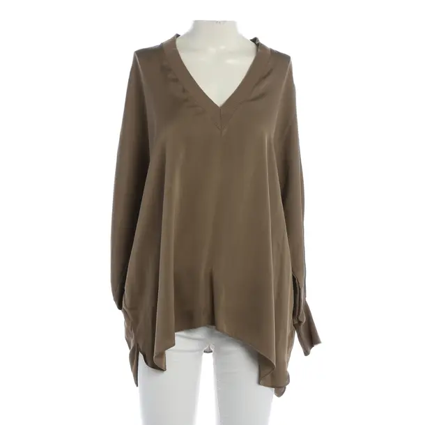 Bluse, in Braun, Seide, IVI collection