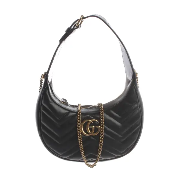 Shoulder Bag, in Black, Leather, Gucci