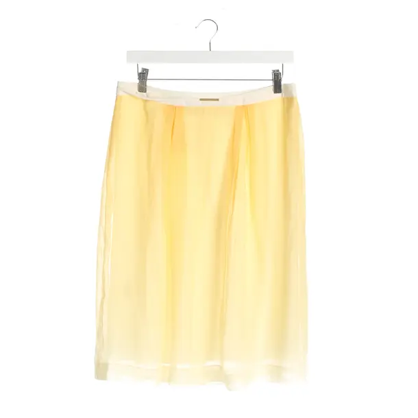 Rock, in Gelb, Seide, Aigner