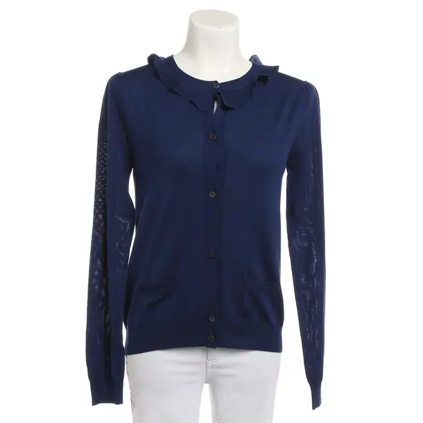 Cardigan, in Navy, Wool, Prada