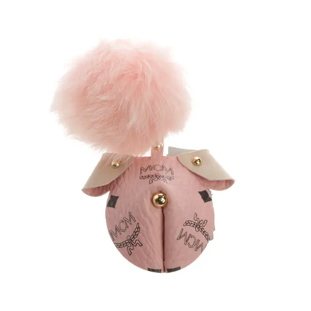 Keyring, in Pink, Other fibres, MCM