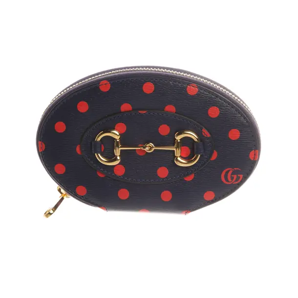 Geldbörse, in Lila, Leder, Gucci