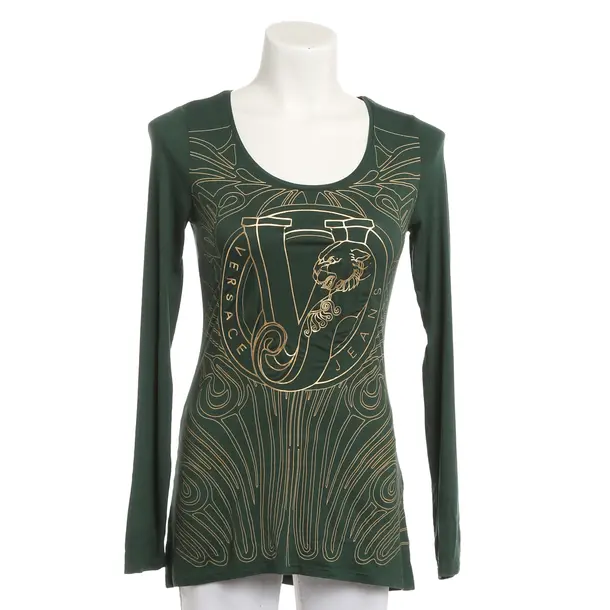 Manica lunga, in Verde, Cotone, Versace Jeans