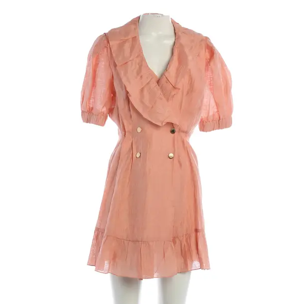 Dress, in Peach, Linen, Sandro