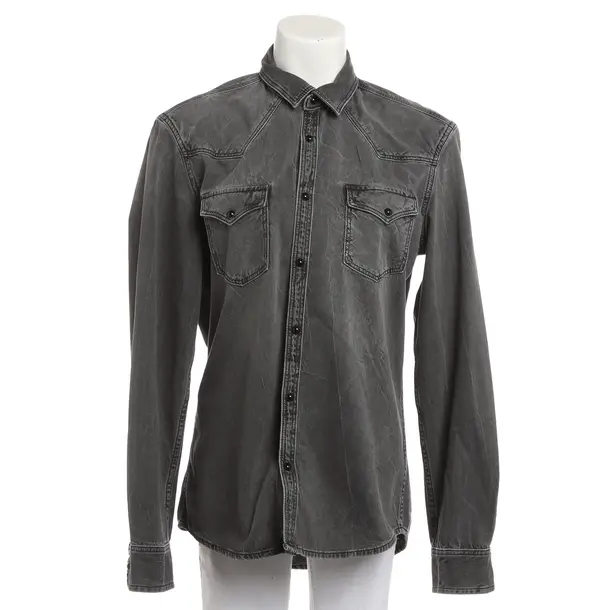 Bluse, in Grau, Baumwolle, Drykorn