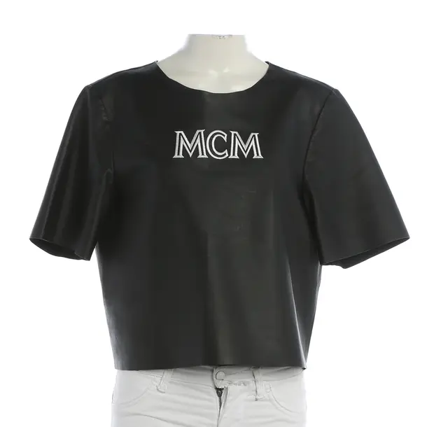 Camicia, in Nero, Pelle, MCM