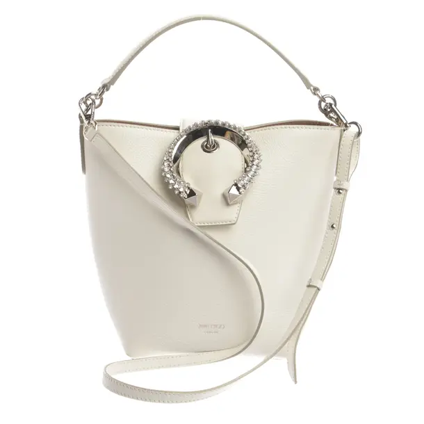 Borsa a cinture a tracolla, in Bianco, Pelle, Jimmy Choo